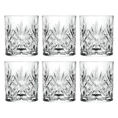 Ashlyn Ashford 11 oz. Crystal Glassware Set (Set of 4) Rosdorf Park