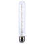 6 Watt LED - Flex Gray Coil Filament - T9 - Medium Base - 2700K CCT - Clear - 120 Volt