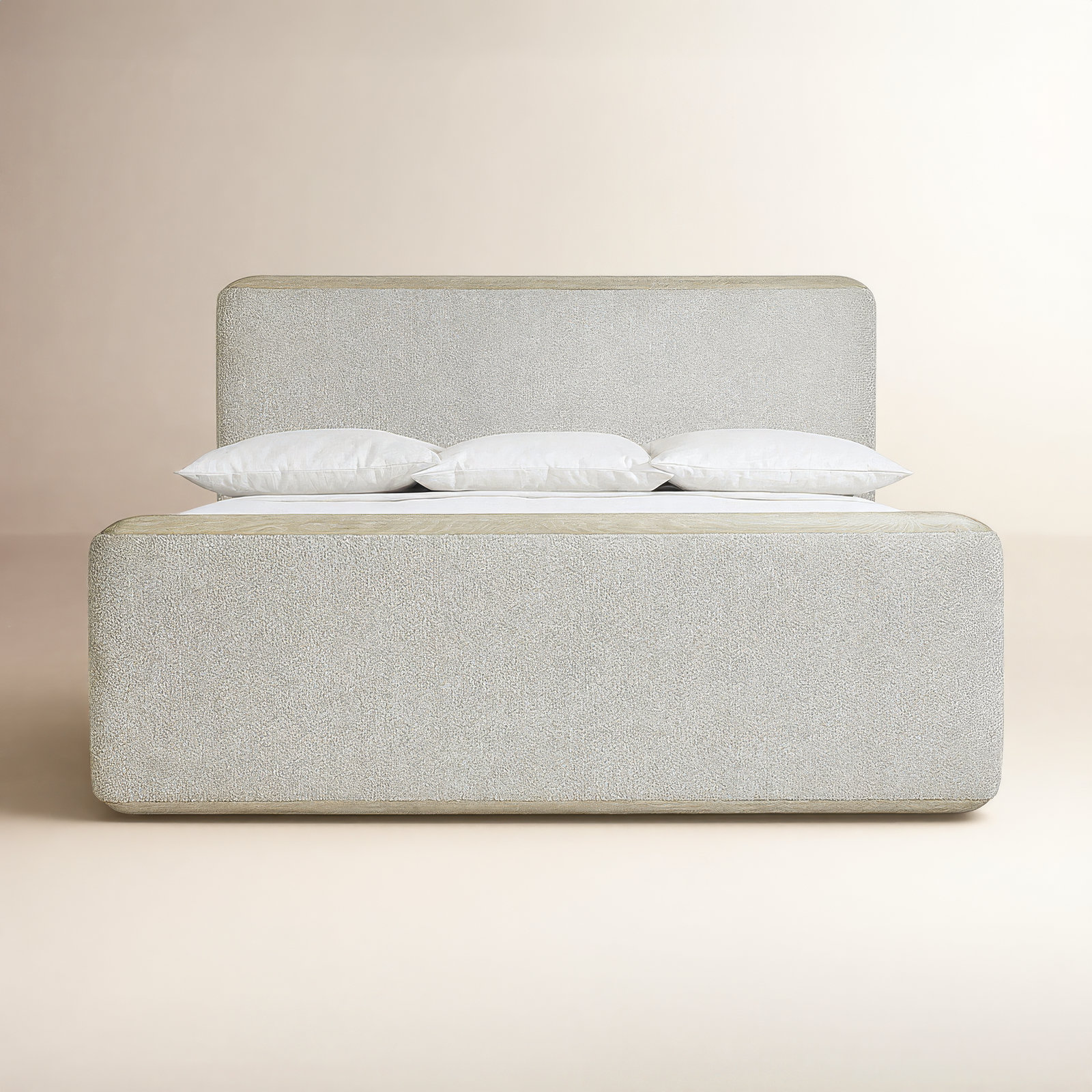 Arcadia Upholstered Panel Bed, King