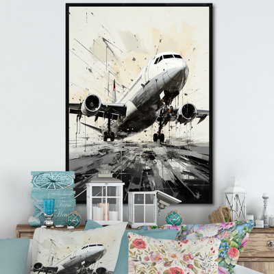 " Abstracted Plane Flight Path "