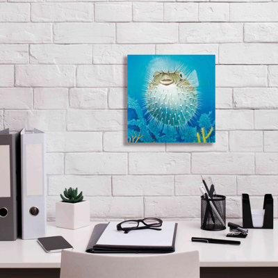 «Puffer Fish» par Durwood Coffey, art mural sur toile