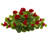 12'' Faux Flowering Plant in Foam Freestanding