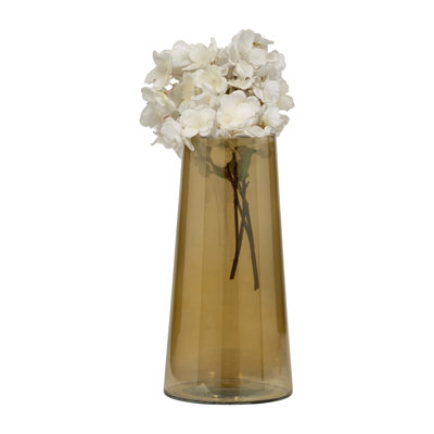 Glass Vase Glass Sleek Contemporary Silhouette with Modern Tapered Design and Smooth Minimalist Form for Decorative Display.