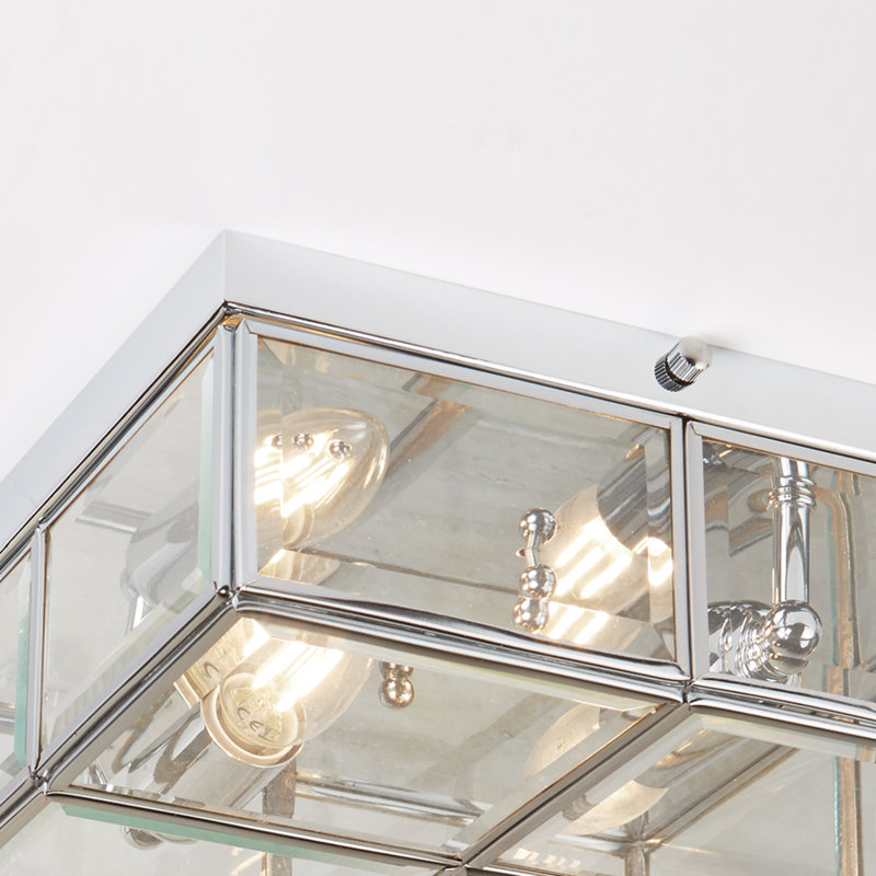 Thaxter Flush Mount, Chrome