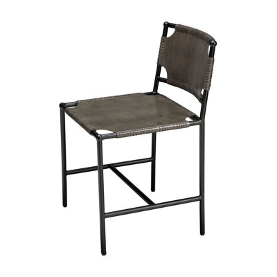 Asher 18'' H Leather Upholstered Accent