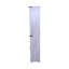 Grey + White, , Bathroom Storage Solution, Tall Linen Tower, Flexible Storage, Drawer, Compact And Stylish Design