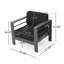 Caggiano 2 - Person Patio Conversation Set-90620334-90620333