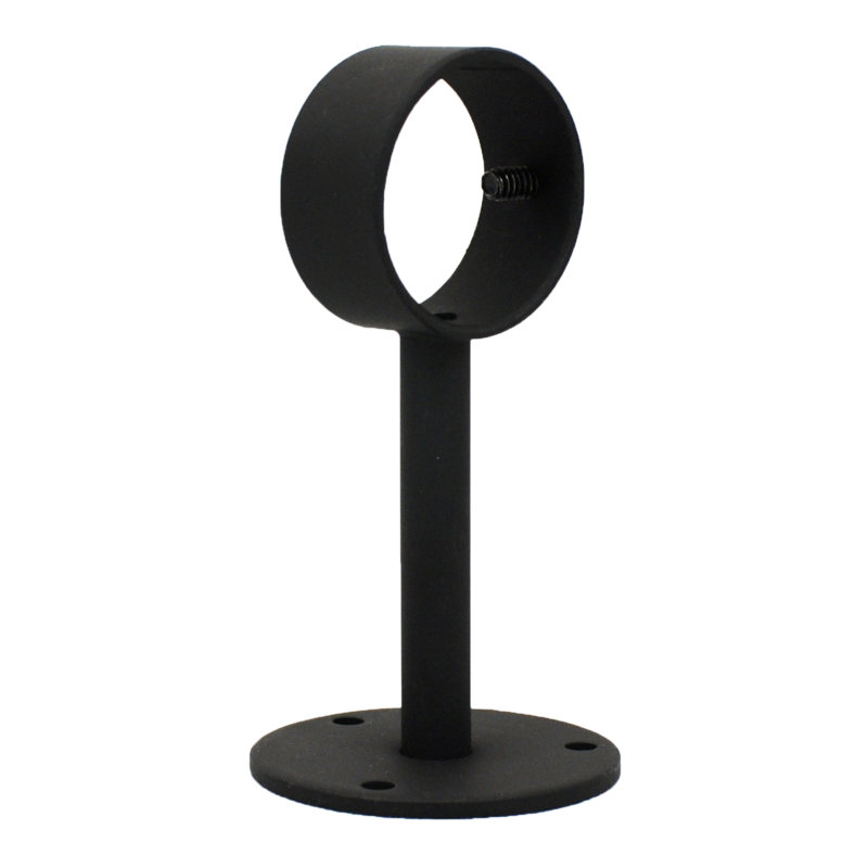 Support de fixation Phillip, Noir, H 3,5 po x l 1,375 po x P 1,375 po