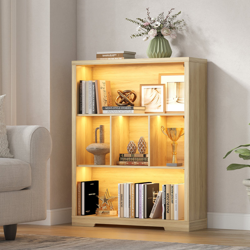 101cm H x 80cm W Bookcase, Oak