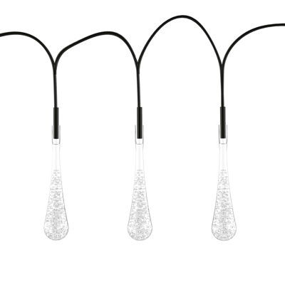 20.5' Outdoor LED Solar Powered 30 - Bulb Novelty String Light