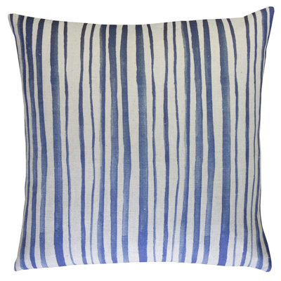Cotton Blend Reversible Throw Pillow