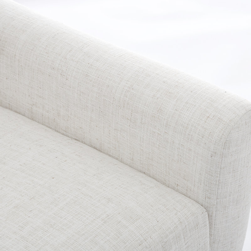 Stephanny Upholstered Armchair, Beige Linen