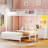 Twin Over Full Bunk Bed With Desk, Charging Station, Led Lights, Storage Drawers And Shelves, White-1594168536-1605906749