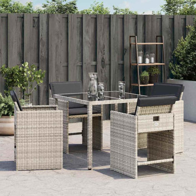 Outdoor Patio Dining Armchair with Cushion