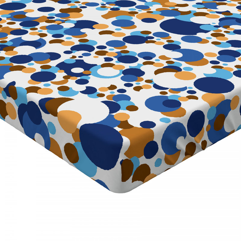 Microfiber Geometric Fitted Sheet, Twin XL Fitted Sheet