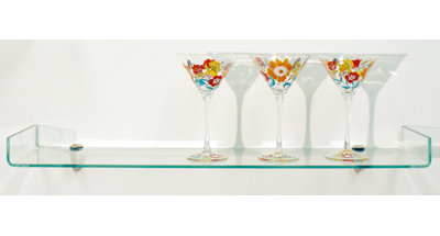 Dasheika Glass Accent Shelf