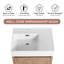 Meuble-lavabo simple 24 po avec plateau en résine