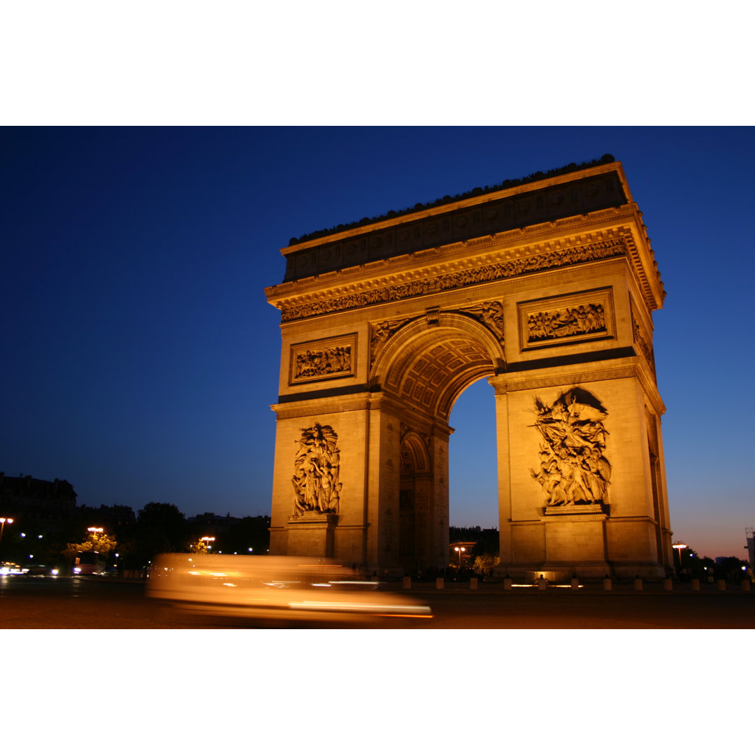 Arc De Triomphe in Paris - Leinwandbild