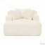 Chaise longue rembourrée en mousse Corduroy-570702641