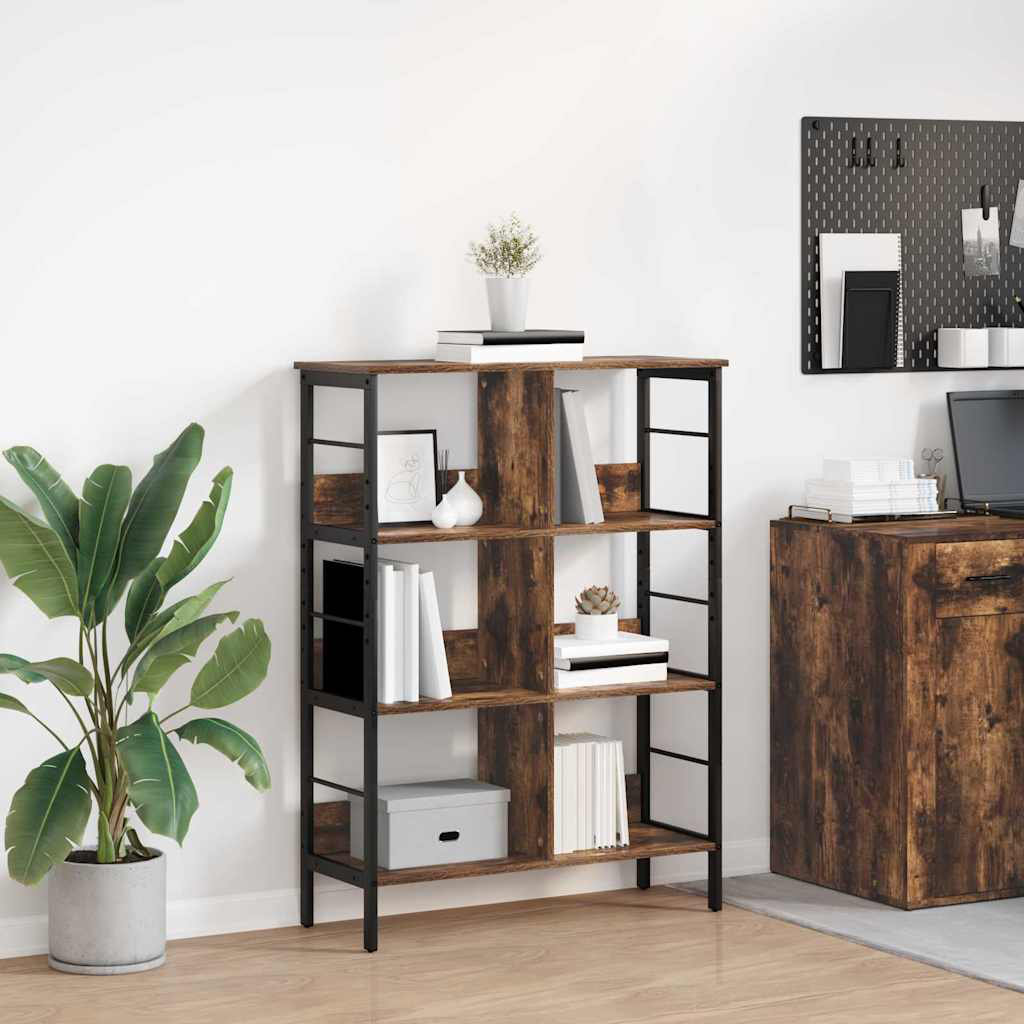 82cm W Steel Etagere Bookcase