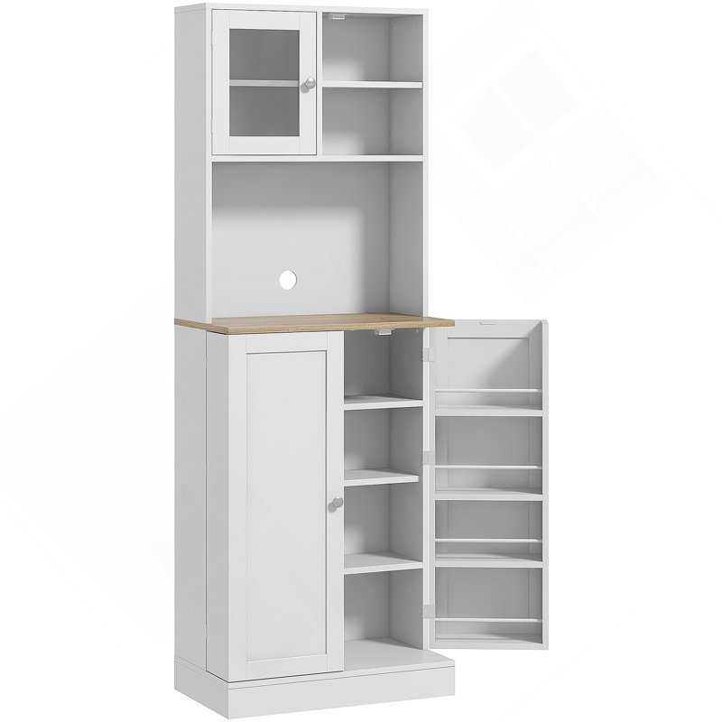 Pantry Cabinet With Adjustable Shelves, Doors