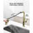 Single Handle Kitchen Faucet with Accessories-96215324