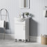 Ensemble de meuble-lavabo simple autoportant 18 po avec lavabo épais en céramique Euro, robinet