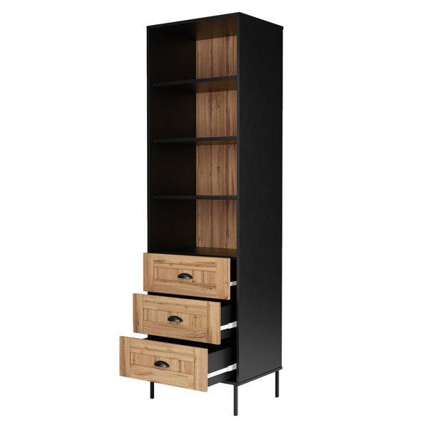 Loon Peak® Aarie Storage Bookcase | Wayfair