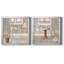 " Blushing Bath Sink I " 2 - Pieces Painting Print-52923348-52923351