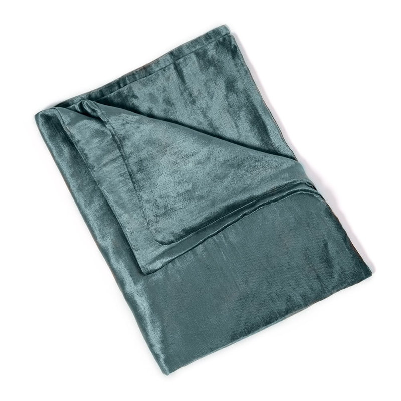 Velvet Duvet Cover, Twin, Green