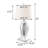31-inch Empire Mirrored Acrylic Table Lamp Silver