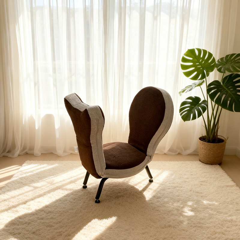 Multi-functional foldable lazy sofa chair
