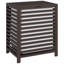 Panier à linge en bambou avec couvercle, panier à linge avec sac de doublure amovible, panier à linge sale, 19,75 po x 14,25 po x 23,5 po, café-1721263101