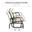 Banc oscillant pour 2 personnes Outsunny