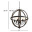 Karter 6 - Light Globe Chandelier