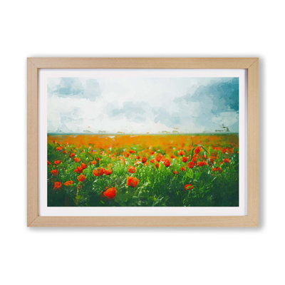 Poppy Field Dreams - Framed Print