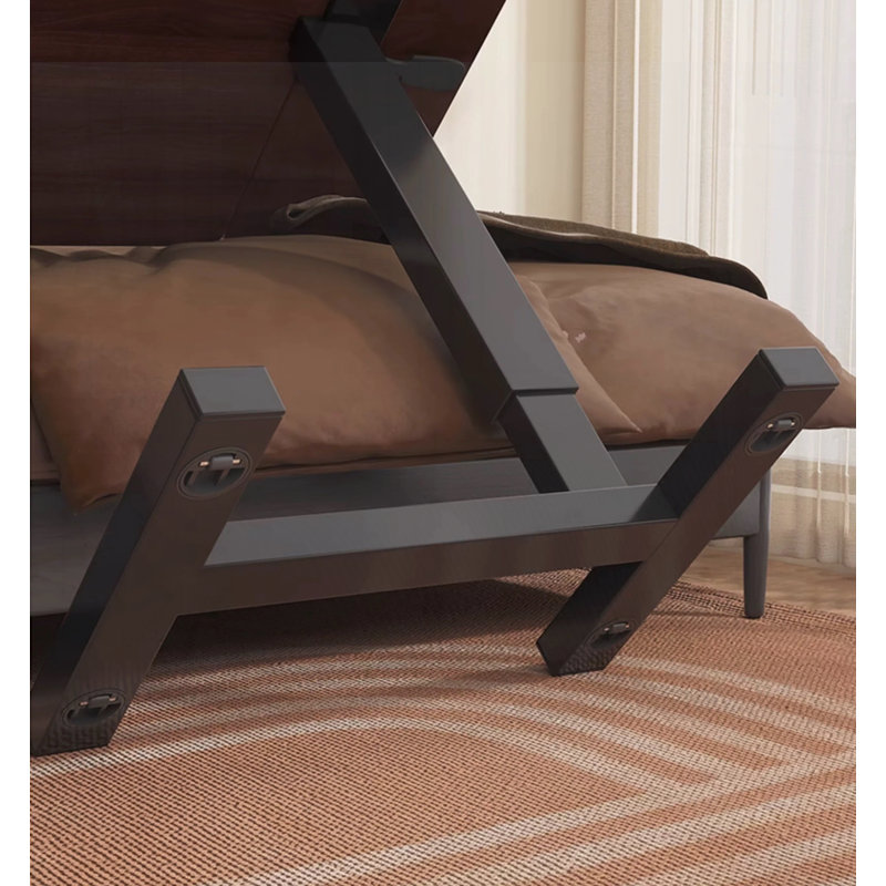 Folding Overbed Bedside Desk Mobile Rolling Laptop Stand Tilting Overbed Table with Wheels Height Adjustable(Set of 1)