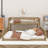 Twin XL Over Queen Bunk Bed With Ladder And Guardrails-106403982