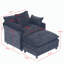 Chaise d'appoint moderne avec repose-pieds-1818739344