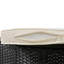 Ensemble de canapé modulaire en rotin quadrilatéral avec cadre mini spa, sièges en bois et espaces de rangement Spa-1443957014
