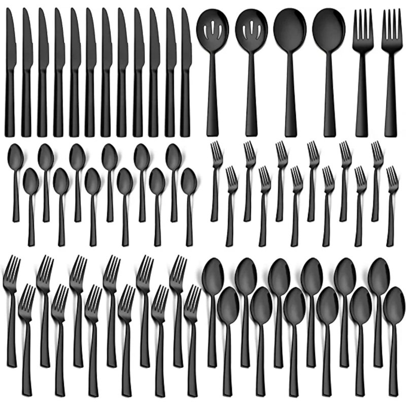 Ron Trading Stainless Steel Flatware Set - Service for 12