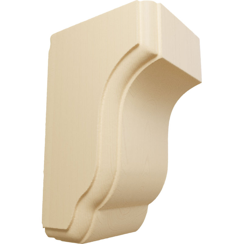 Corbeau Capistrano Mission, H 4,5 po x l 2,5 po x P 2,75 po, Érable