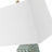 26in 3-Way Green Embossed Ceramic Table Lamps