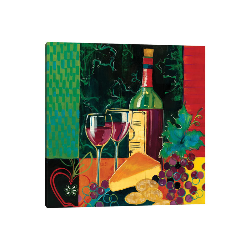 Cheers 1 Piece Wrapped Canvas Painting, 45.72 cm H x 45.72 cm W x 1.91 cm D