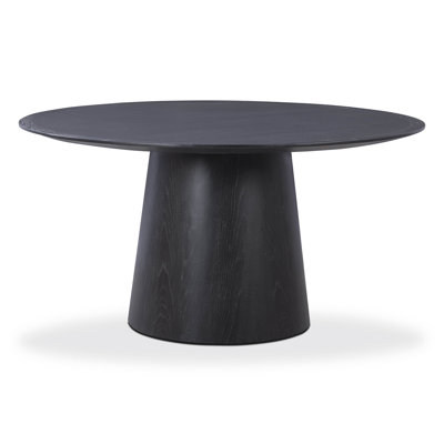 Sahara Black Oak 60" Round Dining Table