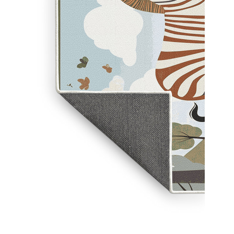 Tapis pour enfants East Urban Home, Rectangulaire 2 pi x 3 pi