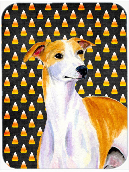 Planche à découper en verre caroline trésors whippet Halloween Candy Corn