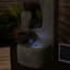 Fontaine solaire à étages à étages résistante aux intempéries avec batterie Ringwood