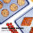 Baking Sheet Set Of 3, Non-Stick Carbon Steel Cookie Sheets With Square Texture Pattern – Essential For Cozy Autumn & Winter Baking, Warm Family Gatherings, And Creating Happy Homemade Memories-117884030