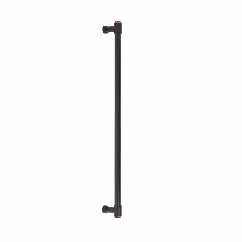 Poignée d'électroménager Emtek, Bronze huilé, 18 po d'un centre à l'autre